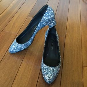 Giuseppe zanotti glitter heels